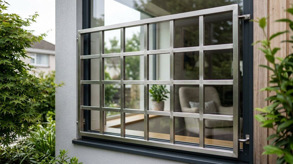 family protecting strong window grilles