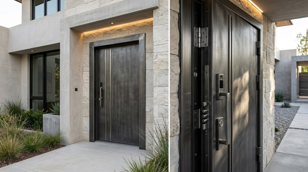 Impenetrable heavy-duty security doors